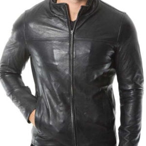 Baxter Black Cafe Racer Jacket