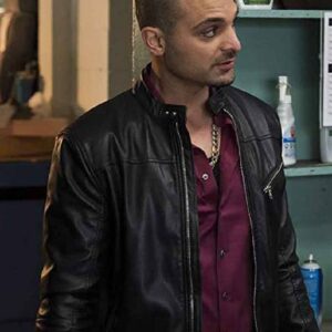 Better Call Saul Michael Mando Black Leather Jacket