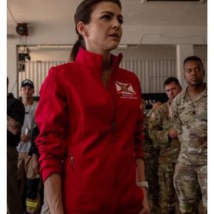 First Lady of Florida Casey Desantis Red Jacket