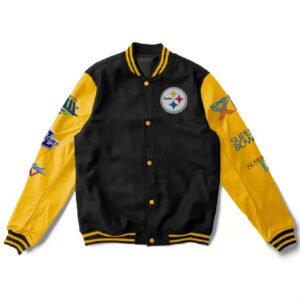 6X Pittsburgh Steelers Super Bowl Champions wool jacket