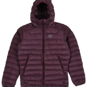 Men’s Burgundy Puffer Jacket