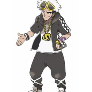 Pokémon Sun And Moon Guzma Cosplay Costume Jacket