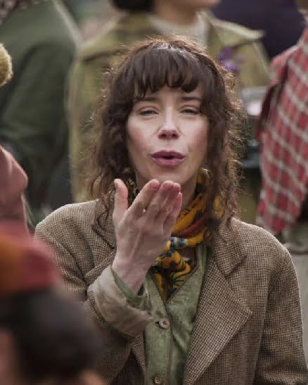 Sally Hawkins Wonka 2023 Brown Coat | Superb Jackets