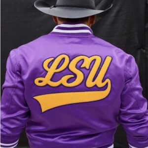 Tim McGraw LSU Football Custom Made Purple Jacket