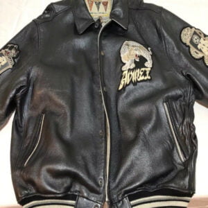 Avirex Vintage Speed Tigers Black Jacket