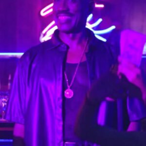 Wesley Snipes Back on the Strip 2023 Luther Black Leather Jacket