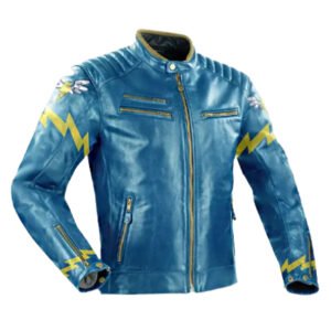 Wonderbolts Academy My Little Pony Blue Leather Rainbow Dash Jacket