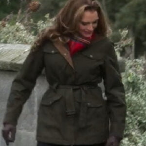 A Castle For Christmas Brooke Shields Green Jacket