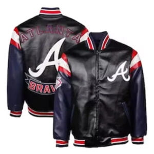 Atlanta Braves Varsity Leather Jacket