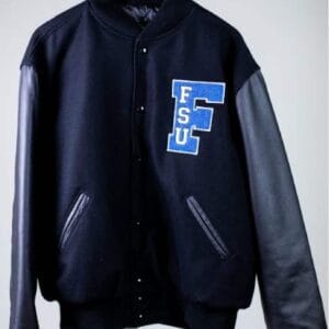 Attitude Check Fsu Bronco Wool Varsity Jacket