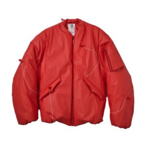 Baloon Red Bomber Jacket by Doublet