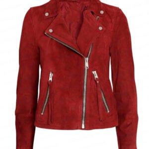 The Lincoln Lawyer S02 Lana Parrilla Red Suede Jacket