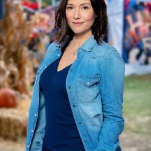 The Way Home 2023 Chyler Leig Blue Denim Jacket