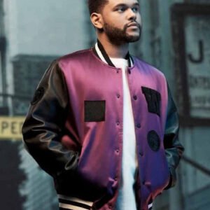 The Weeknd H&M Purple Jacket