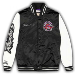 Toronto Raptors Team Origins Bomber Satin Jacket