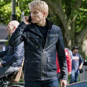 Tv Series Van der Valk Marc Warren Piet Black Cotton Jacket