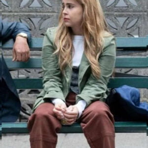 Up Here 2023 Mae Whitman Green Jacket