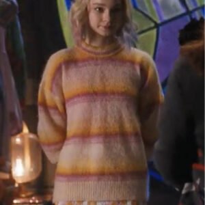 Wednesday 2022 Enid Sinclair Striped Sweater