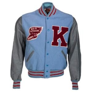 1964 Kansas Jayhawks Letterman Blue Varsity Jacket