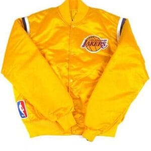 80s Los Angeles Lakers Bomber Satin Jacket