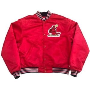 90s St Louis Cardinals Red Jacket