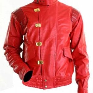 Akira Pill Motorcycle Red Leather Jacket