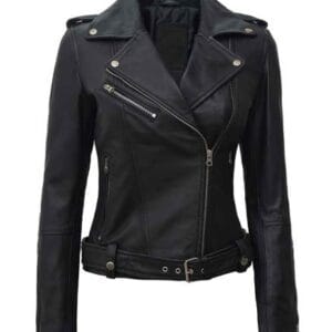 Baby Fever Josephine Park Black Leather Jacket