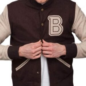 Hotline Miami Payday 2 Brown Letterman Jacket