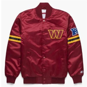 Washington Commanders Starter Maroon Varsity Jacket