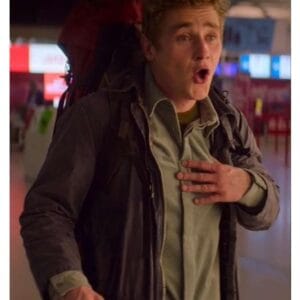 Ben Hardy Love at First Sight 2023 Grey Cotton Jacket