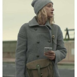 Claire Lupin Grey Wool Coat