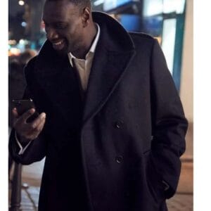 TV Series Lupin Omar Sy Wool Coat