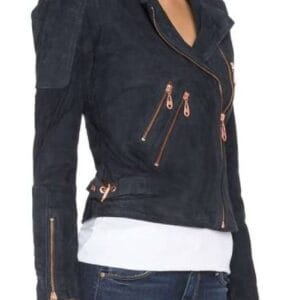 The Vampire Diaries S07 Kat Graham Suede Jacket