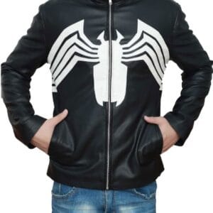 Tom Hardy Venom Black Leather Jacket