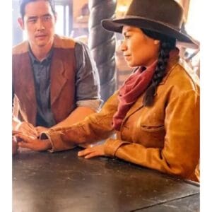 Valentina de la Cruz Quantum Leap Brown Leather Jacket