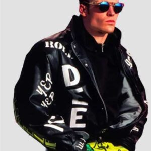 Vanilla Ice Cool as Ice Black Leather Jacket