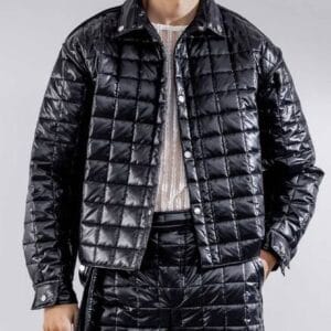 WWE Raw Seth Rollins Black Quilted Jacket