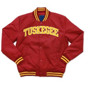 1881 Tuskegee University Red Satin Full-Snap Jacket