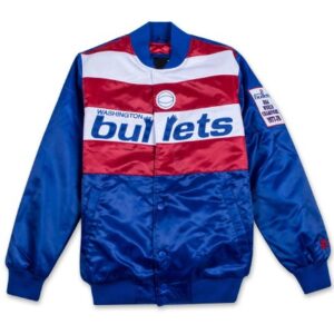 Washington Bullets World Champions 1977-78 Blue Satin Jacket