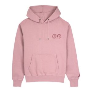 Unisex 28 Rose Pink Cotton Hoodie